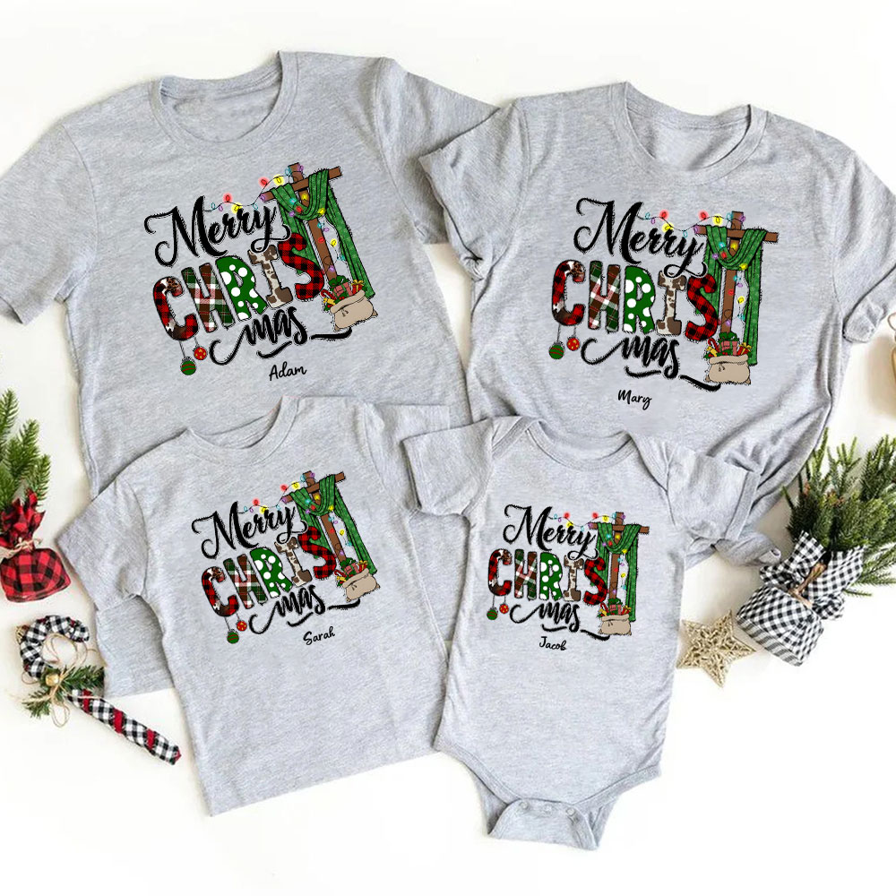 Merry Christmas Family Matching Shirts