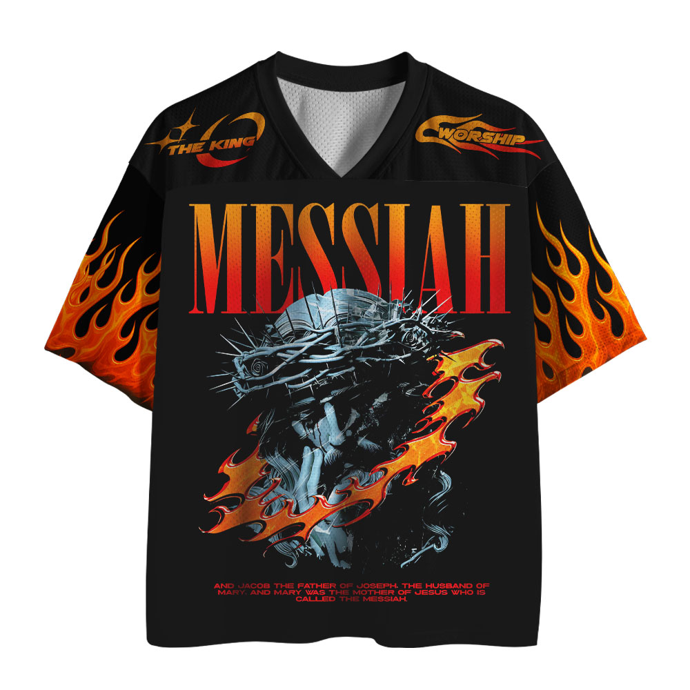 Messiah Christian Brown Mesh Jersey