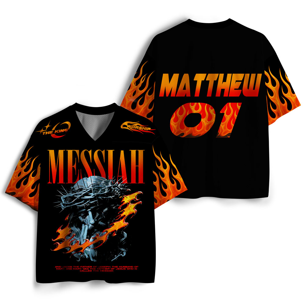 Messiah Christian Brown Mesh Jersey