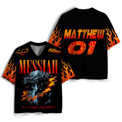 Messiah Christian Brown Mesh Jersey