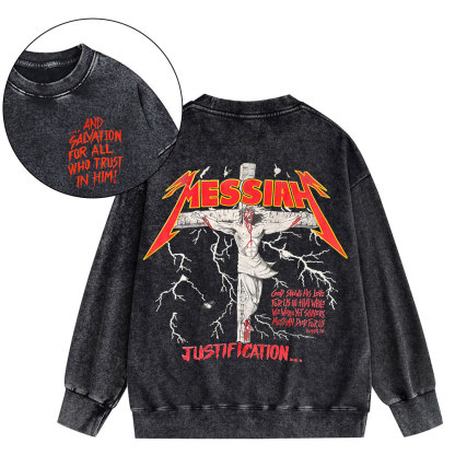 Messiah Christian Washed Sweatshirt