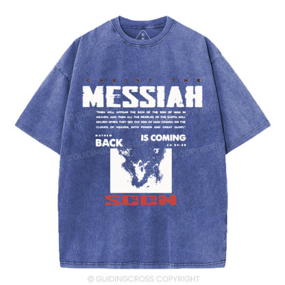 Messiah Is Coming Christian Washed T-Shirt