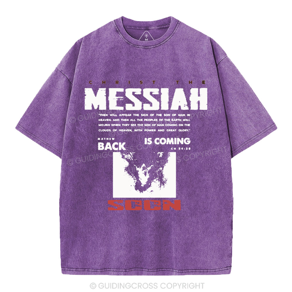 Messiah Is Coming Christian Washed T-Shirt