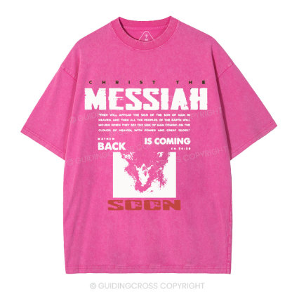 Messiah Is Coming Christian Washed T-Shirt