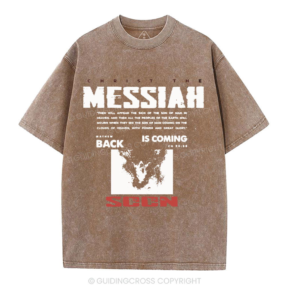Messiah Is Coming Christian Washed T-Shirt