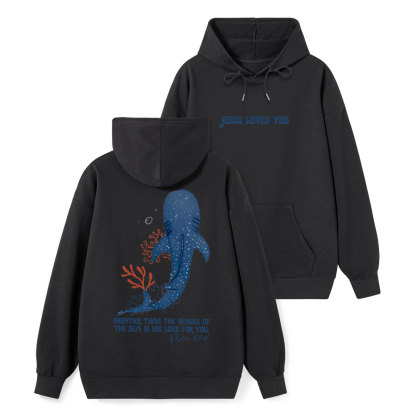 Mightier Than The Waves Classic Christian Hoodie