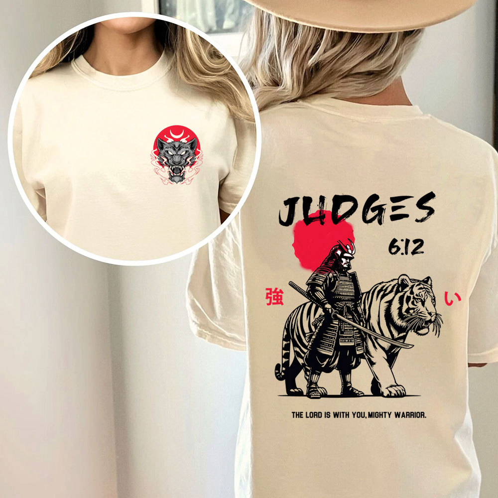 Mighty Warrior Chirstian Washed T-Shirt