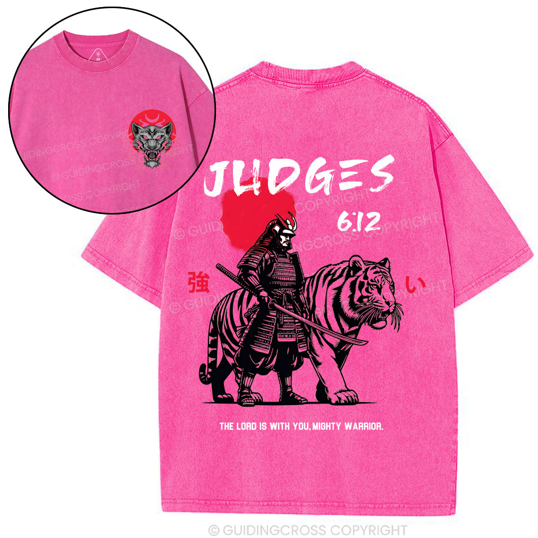 Mighty Warrior Chirstian Washed T-Shirt