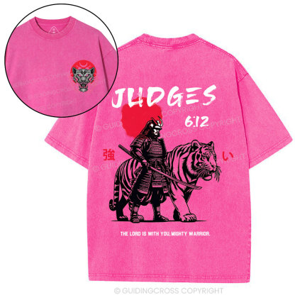 Mighty Warrior Chirstian Washed T-Shirt