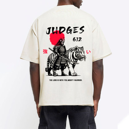 Mighty Warrior Chirstian Washed T-Shirt