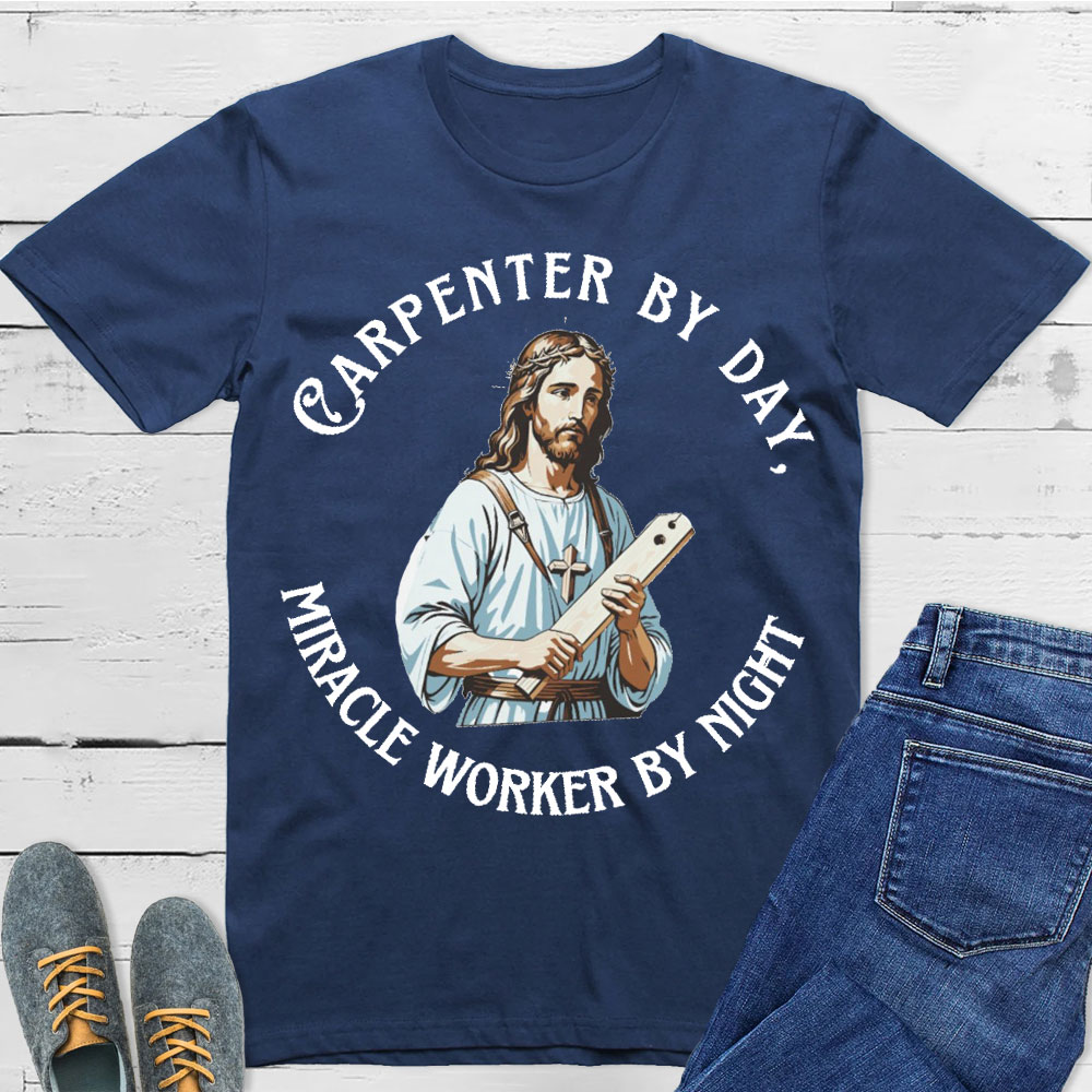 Miracle Worker By Night Christian T-Shirt