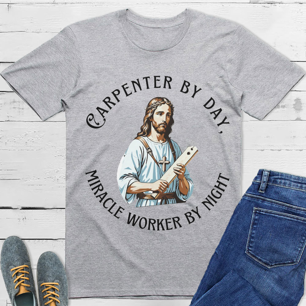 Miracle Worker By Night Christian T-Shirt