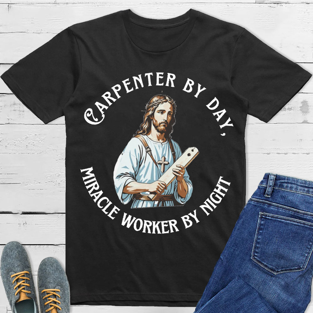 Miracle Worker By Night Christian T-Shirt