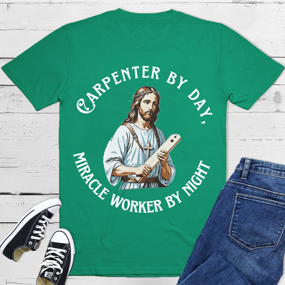 Miracle Worker By Night Christian T-Shirt
