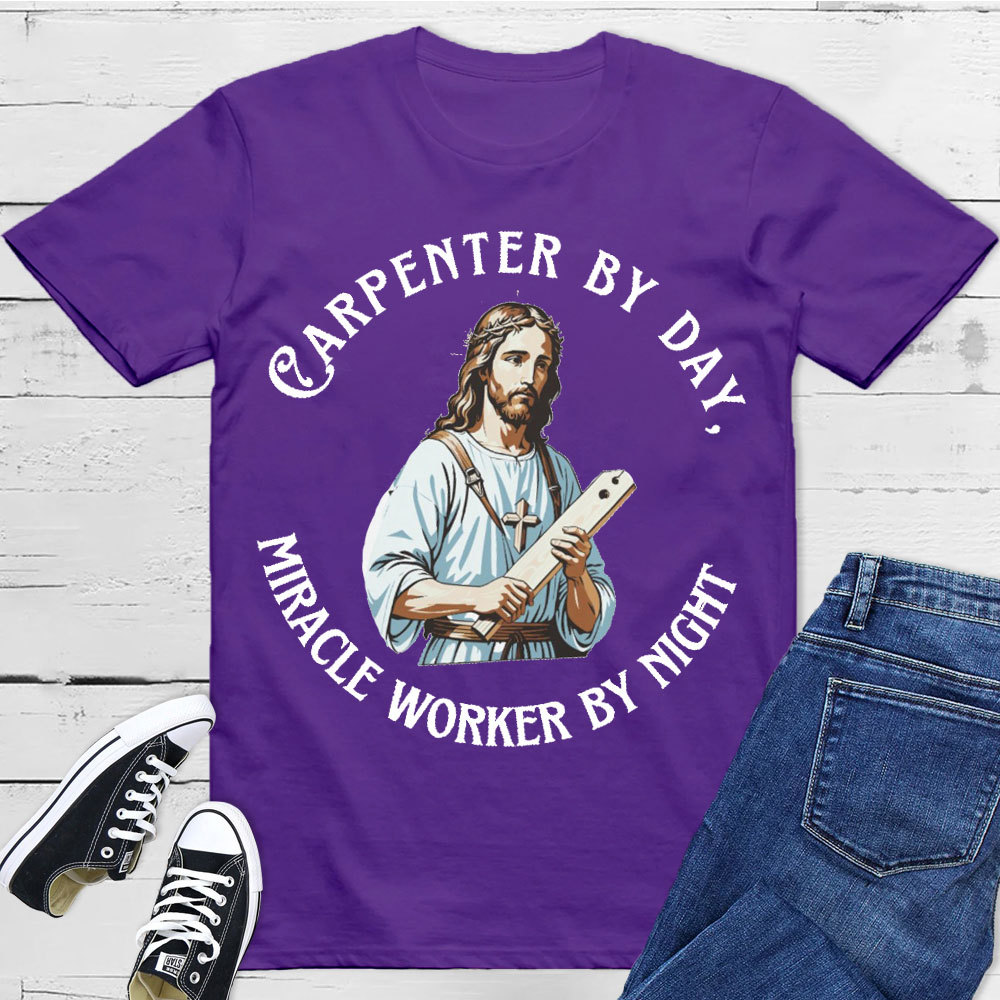 Miracle Worker By Night Christian T-Shirt