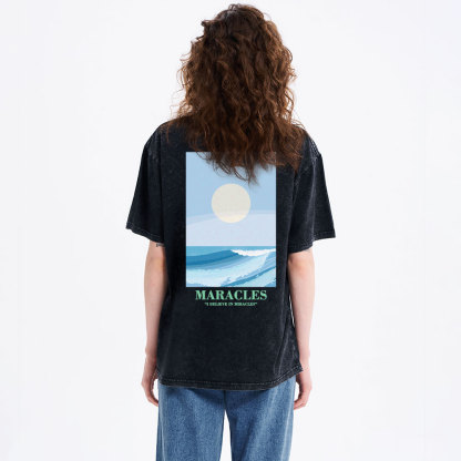 Miracles Christian Washed T-Shirt