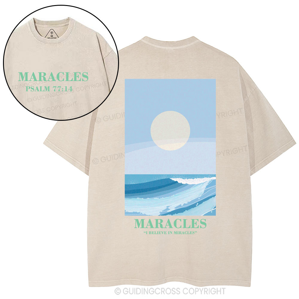 Miracles Christian Washed T-Shirt