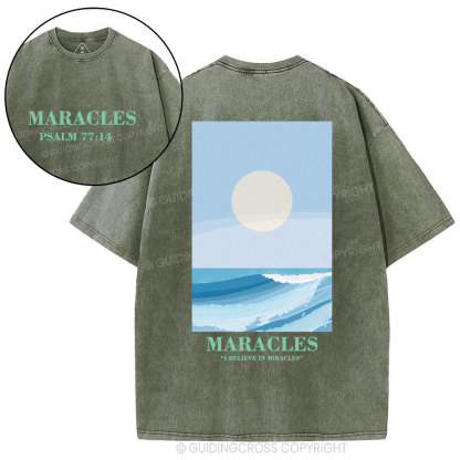 Miracles Christian Washed T-Shirt