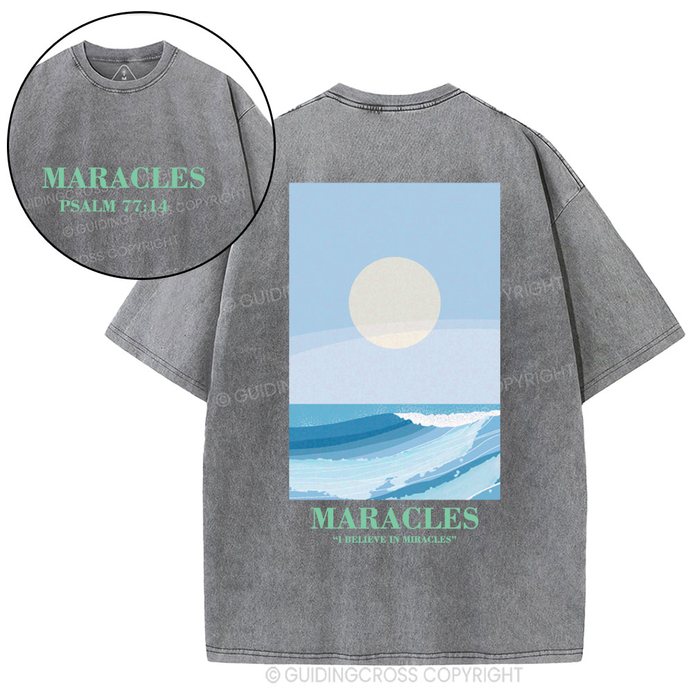 Miracles Christian Washed T-Shirt