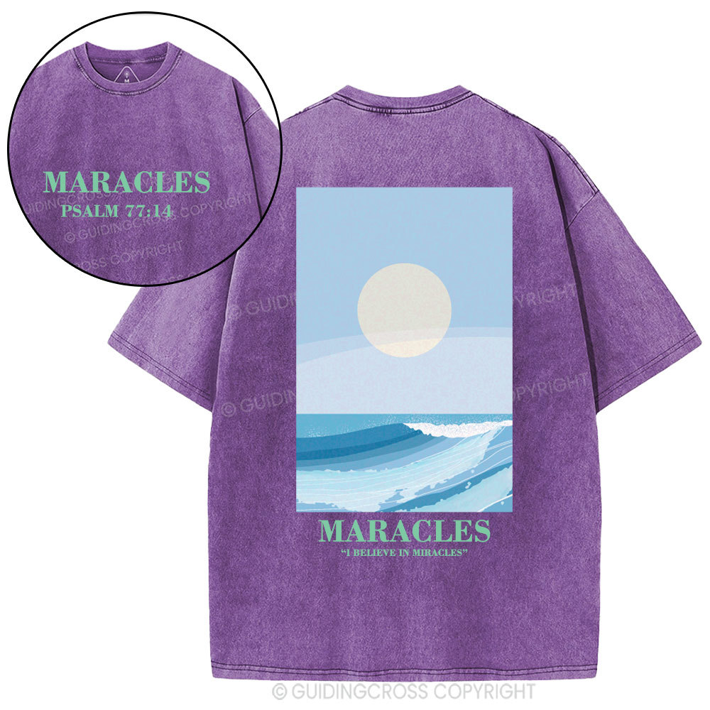 Miracles Christian Washed T-Shirt