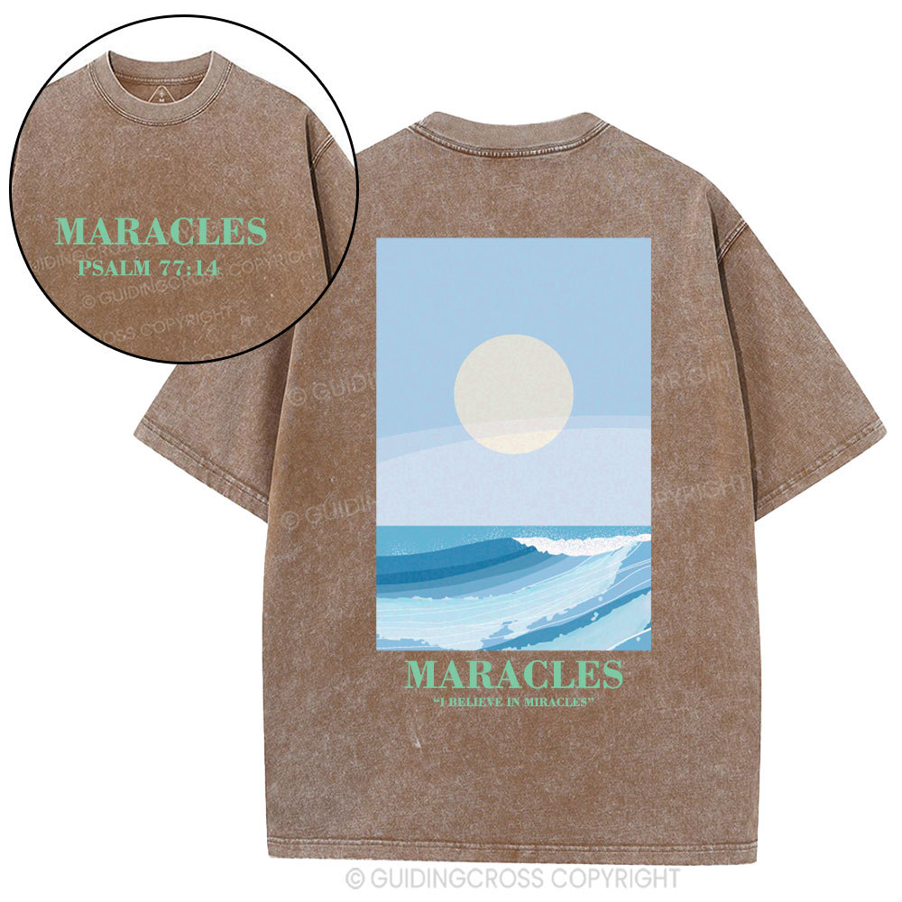 Miracles Christian Washed T-Shirt