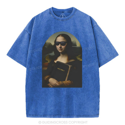 Mona Lisa's Bible Christian Washed T-Shirt