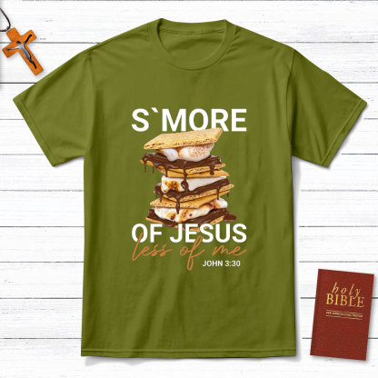 More Of Jesus Less Of Me Christian T-Shirt