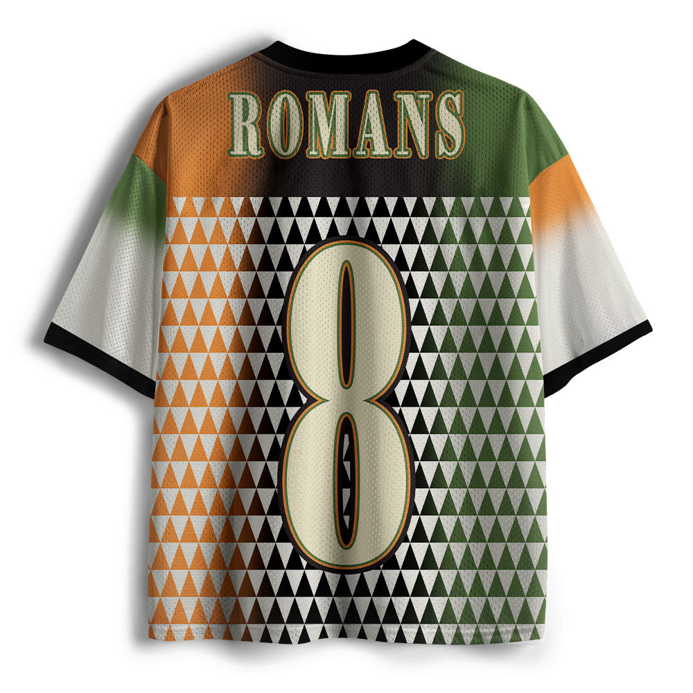 More Than Comquerors Nation Christian Mesh Jersey