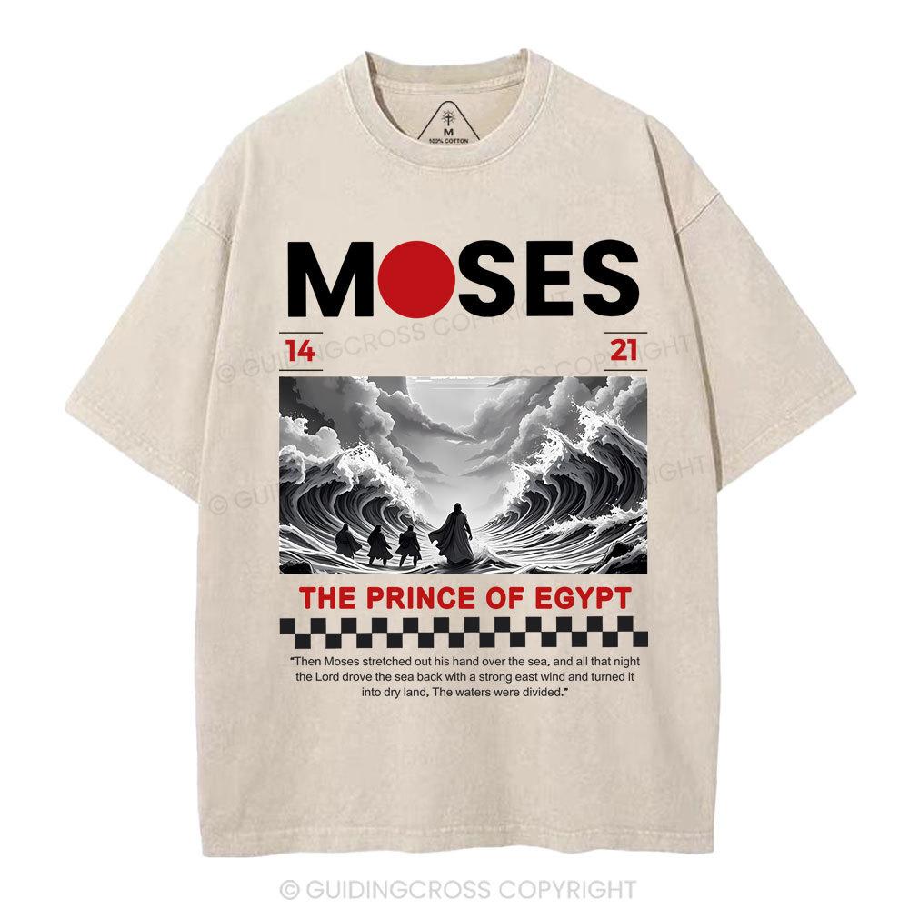 Moses Christian Washed T-Shirt