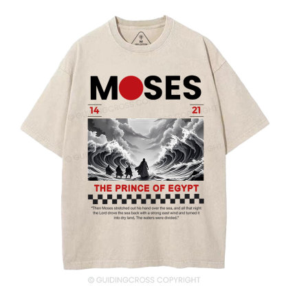 Moses Christian Washed T-Shirt