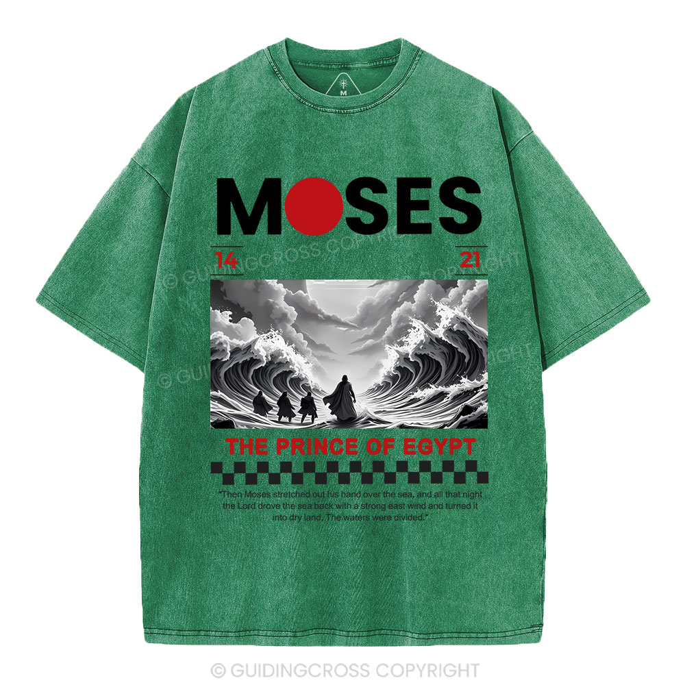 Moses Christian Washed T-Shirt