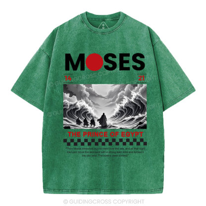 Moses Christian Washed T-Shirt