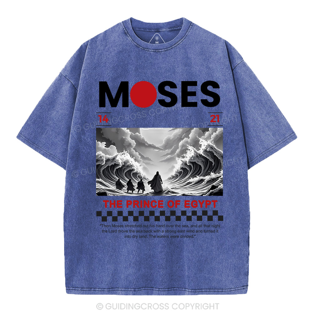 Moses Christian Washed T-Shirt