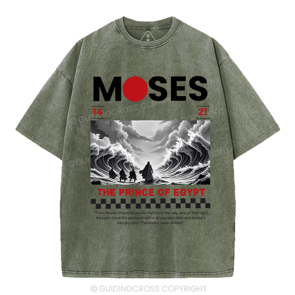 Moses Christian Washed T-Shirt