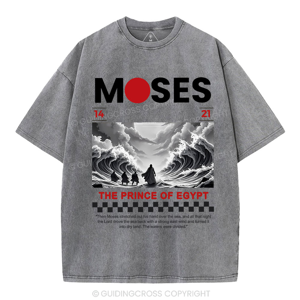 Moses Christian Washed T-Shirt