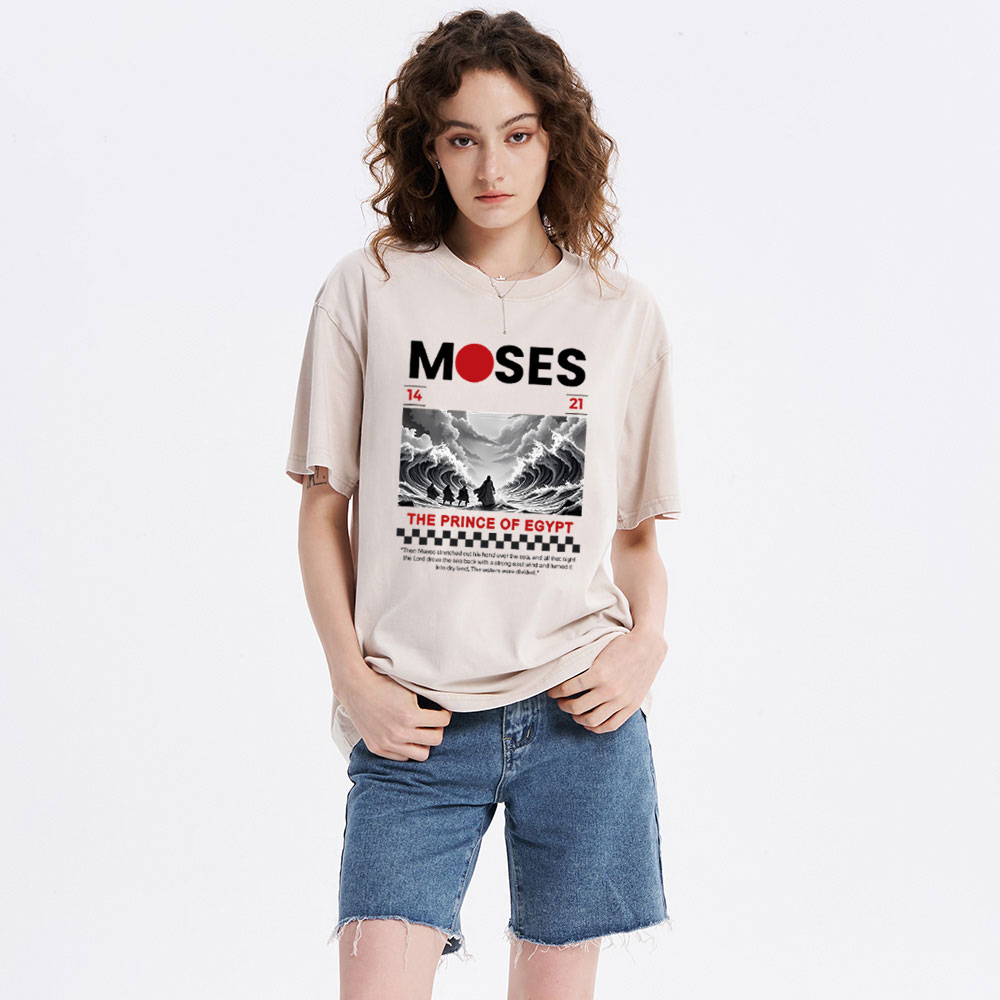 Moses Christian Washed T-Shirt