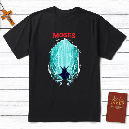 Moses Parting The Red Sea Canvas Wall Art