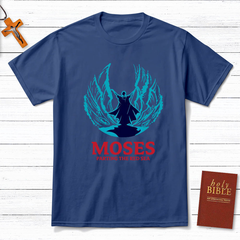 Moses Parting The Red Sea Christian T-Shirt