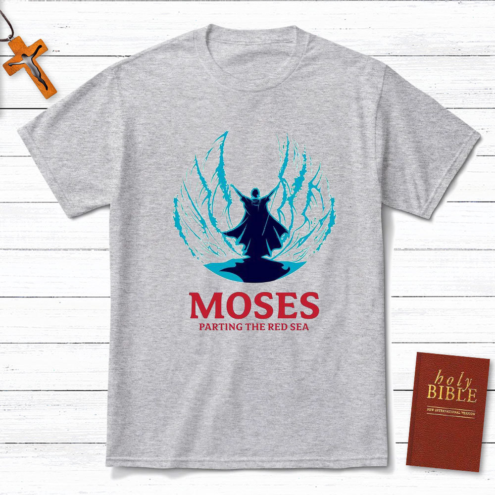 Moses Parting The Red Sea Christian T-Shirt