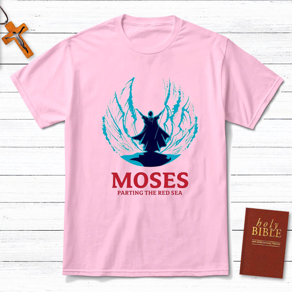 Moses Parting The Red Sea Christian T-Shirt