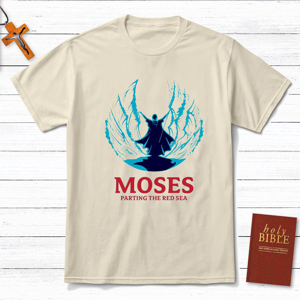Moses Parting The Red Sea Christian T-Shirt