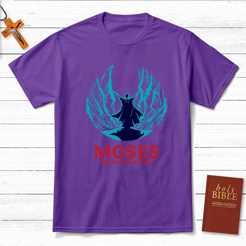 Moses Parting The Red Sea Christian T-Shirt