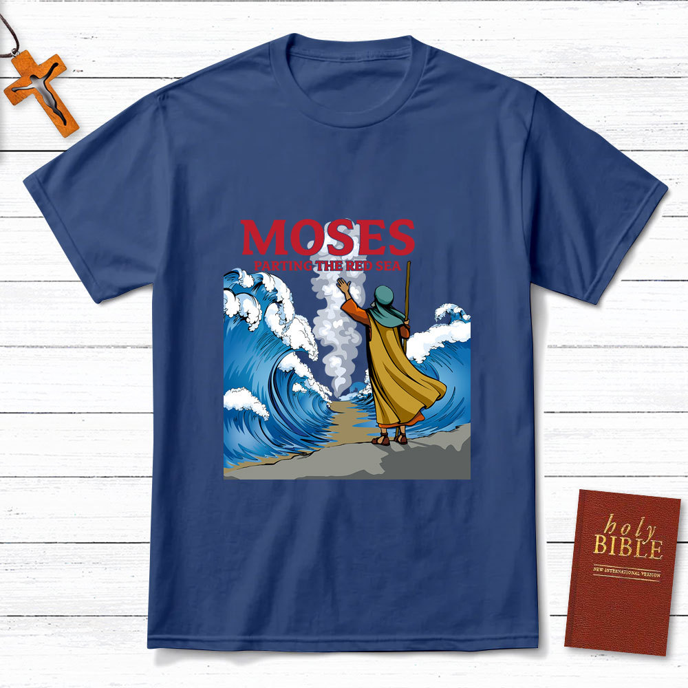 Moses Parting The Red Sea Christian T-Shirt