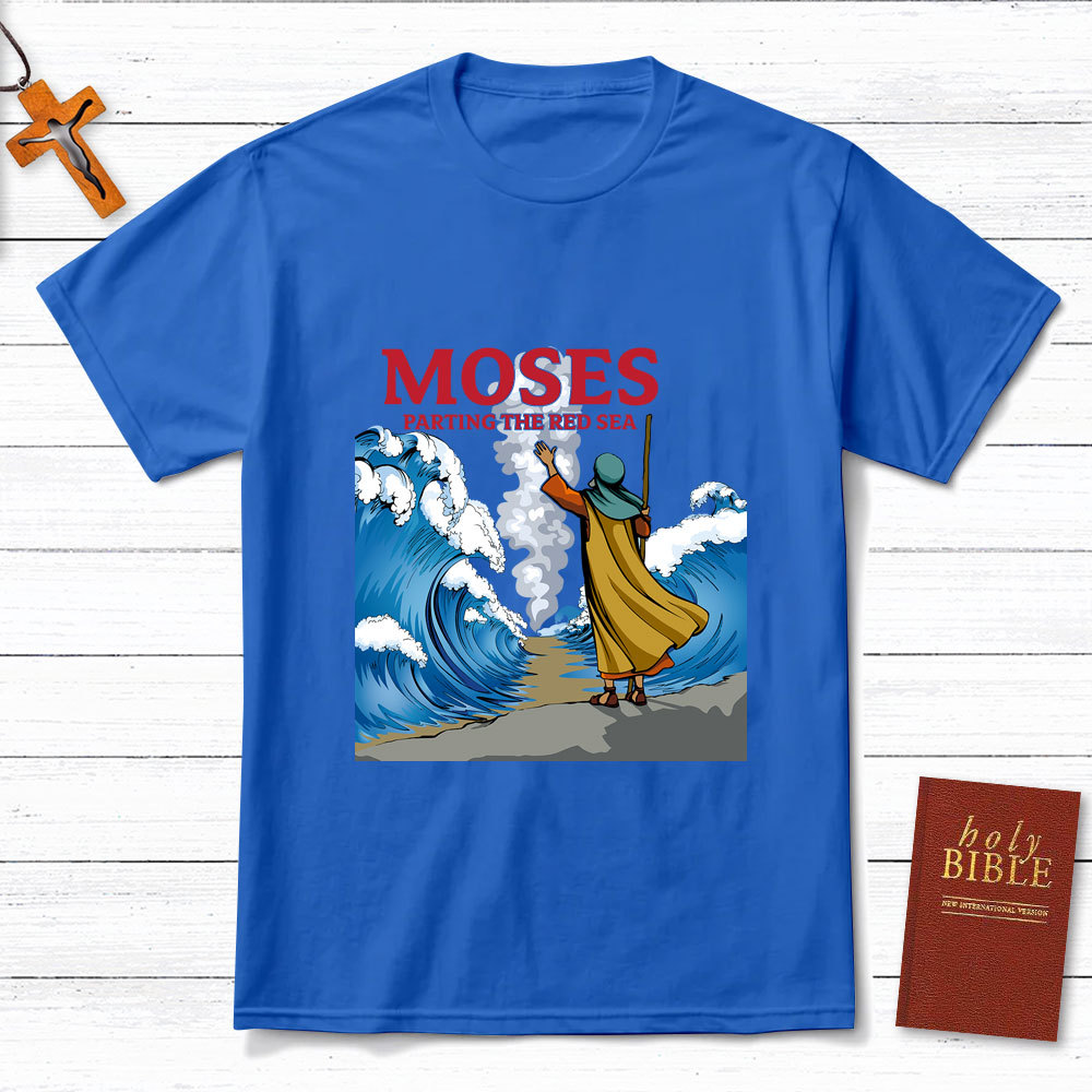 Moses Parting The Red Sea Christian T-Shirt