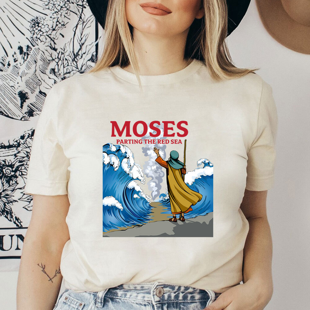 Moses Parting The Red Sea Christian T-Shirt