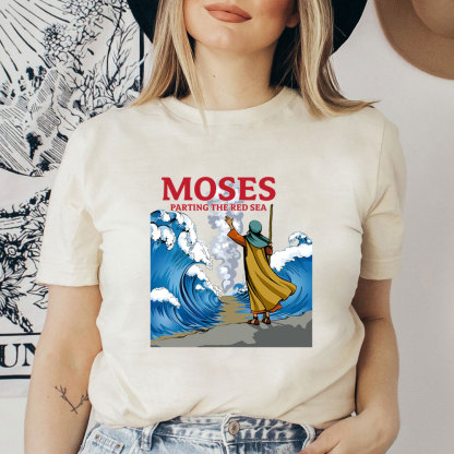 Moses Parting The Red Sea Christian T-Shirt