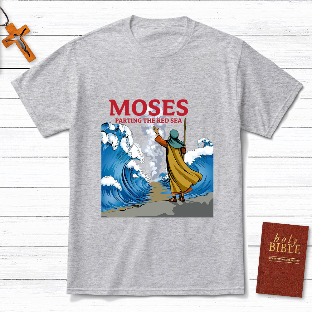 Moses Parting The Red Sea Christian T-Shirt