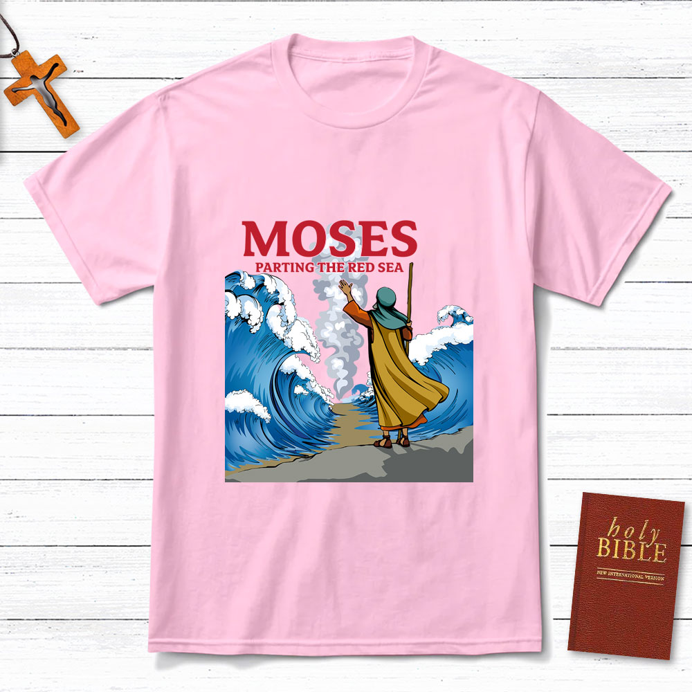 Moses Parting The Red Sea Christian T-Shirt