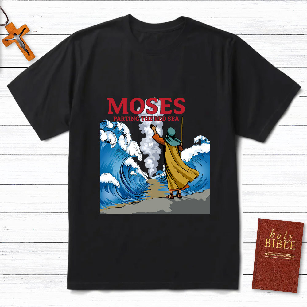 Moses Parting The Red Sea Christian T-Shirt