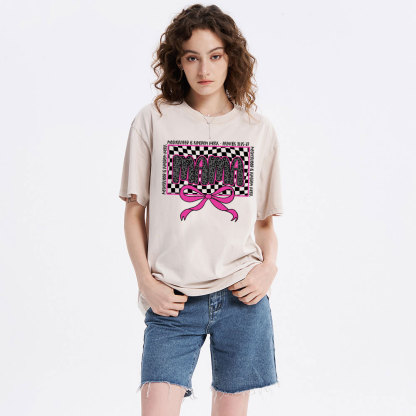 MotherHood Is Kingdom Work Christian Washed T-Shirt